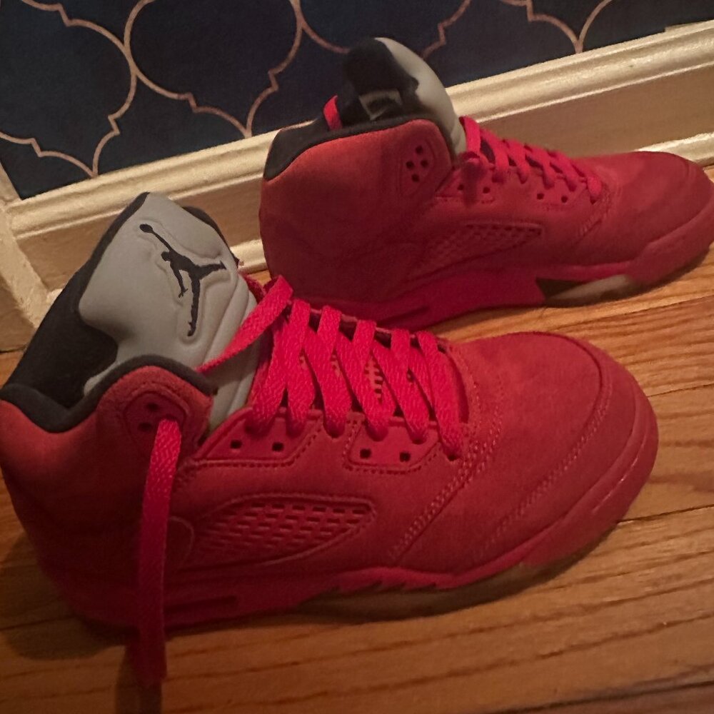 Air Jordan 5 Retro “Raging Bull” (Red Suede)